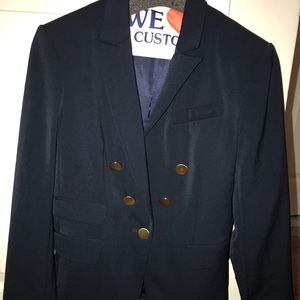 Navy blue with gold buttons blazer from Express